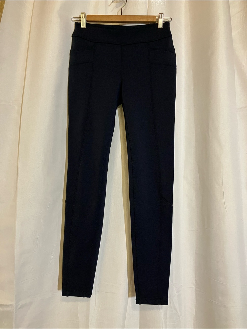 Athleta Dark Grey Slim High-Rise Tapered Track Pants